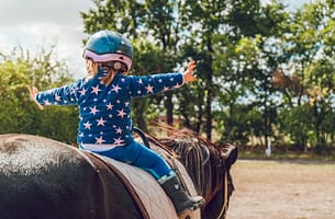 horse riding