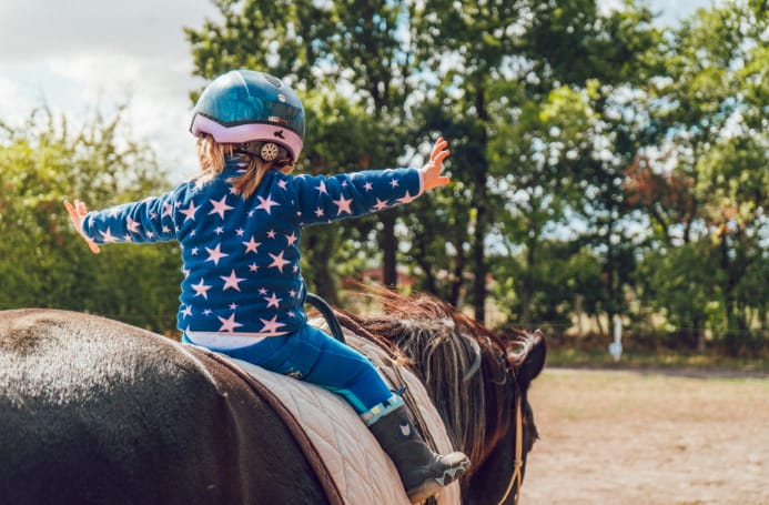 horse riding